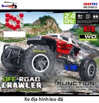 Xe địa hình điều khiển monter tỉ lệ 1-20 rock crawler 4wd 1020-1