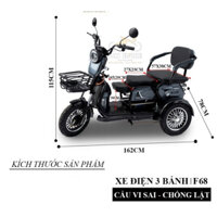 XE ĐIỆN 3 BÁNH CHO NGƯỜI GIÀ VÀ KHUYẾT TẬT