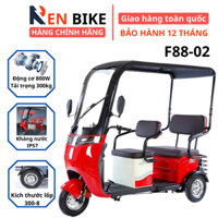 Xe Điện 3 Bánh F88-02, Xe Điện 3 Bánh Cho Người Già, Người Khuyết Tật, Cầu Visai Chống Lật, BH Chính Hãng 3 năm