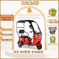 Xe Điện 3 Bánh Mái Che YABO-X1, Mẫu xe điện 3 bánh 2 ghế, Mẫu xe điện cho người già, Người khuyết tật, Phiên bản 2025