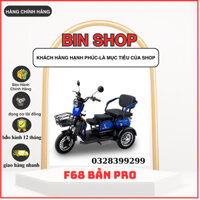 Xe điện ba bánh cho người già, Người khuyết tật, Mẫu xe F68-Super Sport Pro, Mẫu mới năm 2025