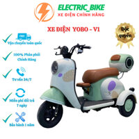 Xe điện ba bánh YOBO - V1, Xe điện cho người già, người khuyết tật, Bình điện 48V25Ah, BH chính 1 hãng năm