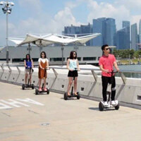 Xe điện cân bằng 10 inch, Mini Robot Mini T, bánh lớn, có tay cầm dài đa năng