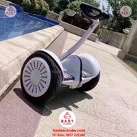 Xe điện cân bằng 10 inch, Mini Robot, thế hệ mới, có tay cầm mini