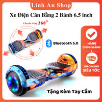 Xe Điện Cân Bằng 2 Bánh Làm Quà Sinh Nhật Cho Bé Từ 6 Tuổi - Phù Hợp Cho Trẻ Thích Vận Động - Tặng Kèm Tay Chống An Toàn