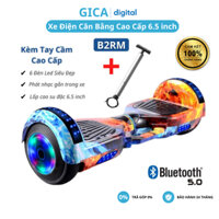 Xe điện cân bằng 2 bánh lớn 6.5 inch Bluetooth 5.0 phát nhạc kết nối điện thoại Tặng miếng bảo vệ + Tay cầm BH 24 tháng