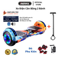 Xe điện cân bằng 2 bánh Smart Balance lớn 6.5 inch, Tặng miếng bảo vệ , Xe điện thăng bằng cho người lớn và trẻ em
