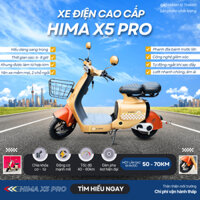 Xe Điện Cao Cấp Hima X5 Pro - 2025, Mẫu Xe Đạp Điện Cho Học Sinh Và Mọi Lứa Tuổi, Có Chìa Từ Chống Trộm, Tìm Xe