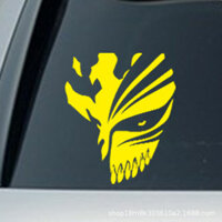 Xe Điện Pin Xe Ô Tô Sửa Đổi Miếng Dán Máy Tính Hành Lý Phản Quang Xe Dán Mặt nạ Chết Kurosaki Ichigo Dán