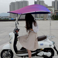 Xe điện tán dày xe máy ô che mưa che nắng ô pin nhỏ xe tán carport