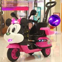 Xe Điện Trẻ Em Điều Khiển Từ Xa Xe Máy Có Thể Ngồi Người Sạc Pin Xe Đẩy Nam Nữ1Đến6Xe Ba Bánh Cho Bé