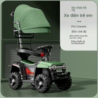 Xe Điện Trẻ Em Xe Đẩy Bốn Bánh Trẻ Em Đồ Chơi Điều Khiển Từ Xa Cho Bé Trai Bé Gái Xe Địa Hình Có Thể Ngồi