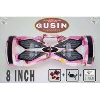 xe điện tự cân bằng 8inch GuSin Màu hồng loang / có video test / Loa Bluetooth 2.0