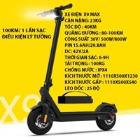 Xe điện X9 Pin siêu khủng  đi 100km - Xe scooter điện PROMAX  phù hợp cả nam và nữ dùng trong Resort, Dạo phố , Đi Làm