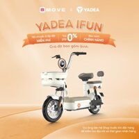Xe điện YADEA IFUN với quãng đường đi được lên đên 45km cho 1 lần sạc, tốc độ tối đa 24km/h, thiết kế nhỏ gọn, đáng yêu