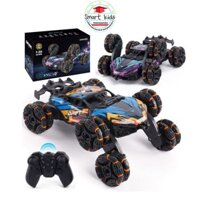 Xe điều khiển địa hình 6 BÁNH phun khói có đèn, ô tô điều khiển từ xa drift làm quà tặng sinh nhật cho bé