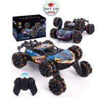 Xe điều khiển địa hình 6 BÁNH phun khói có đèn, ô tô điều khiển từ xa drift làm quà tặng sinh nhật cho bé
