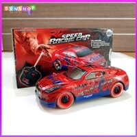 Xe Điều Khiển Không Sạc Siêu Nhân Nhện Đồ Chơi