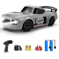 Xe Điều Khiển Mini Drift 1/24 RX7 +25 km tốc độ cao có nút tăng tốc, đèn trước sau