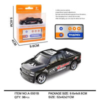 Xe Điều Khiển RC Mini 1:64 Vỏ Kim Loại – 3 Tốc Độ