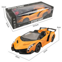 Xe điều khiển từ xa Bugati Lamboghini 1/18 pin sạc vỏ cứng chịu va đập có đèn