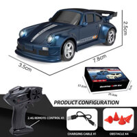 Xe điều khiển từ xa Drift 2 cầu tỷ lệ 1:64 mini có điều tốc pin sạc