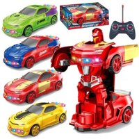 Xe đk biến hình thành robot biệt đội siêu anh hùng