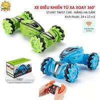 Xe Đồ Chơi Cao Cấp Điều Khiển Từ Xa Stunt Car Q110, Xoay 360 Độ, Âm Nhạc Vui Nhộn, Nâng Hạ Gầm - Sunny Kids