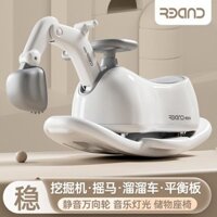 Xe đồ chơi đa năng: Máy xúc mini, xe lắc hình quả đậu, xe trượt chống lật dành cho bé 1-3 tuổi