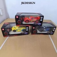 Xe đồ chơi điều khiển từ xa JKDESIGN, Xe đồ chơi trẻ em Anime Lightning Mcqueen, Xe hoạt hình 3 mẫu xe thể thao điện Disney Pixar Cars Chơi trong nhà