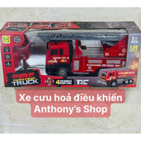Xe  Đồ Chơi Pin Các Loại-Xe Cứu Hoả Có Thang (Sử Dụng Pin, Pin Sạc) -Đồ chơi trẻ em