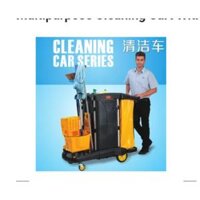 Xe dọn buồng phòng - Xe dọn vệ sinh D-011-2