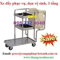 xe dọn vệ sinh, xe đẩy phục vụ