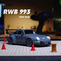 Xe Drift Điều Khiển Từ Xa 4WD - Mô Hình Porsche 911 933Thân Rộng, Điều Khiển Ga Tỉ Lệ - Đồ Chơi RC Đua Tốc Chân Thực