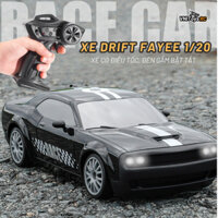 Xe Drift Điều Khiển Từ Xa FQD15 1/20 – 4WD,Tốc Độ 20km/h, Pin Sạc, Đèn LED, Bánh Drift Chuyên Dụng