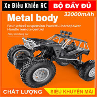 Xe đua địa hình điều khiển tử xa, ô tô leo núi giảm sóc, đồ chơi xe địa hình RC dành cho bé