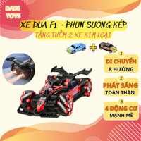 Xe đua điều khiển từ xa tốc độ cao F1, xe ô tô đồ chơi cho bé cỡ to, phun khói, đèn led, di chuyển đa chiều DADI TOYS