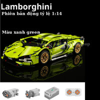 Xe đua Lamborghini 1:14 phiên bản động 1280 mảnh ghép/Racing car Lamborghini 1:14 -motion has remote-1280 pcs