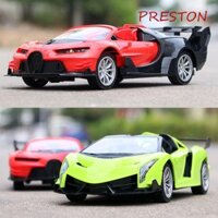 Xe đua Mini PRESTON, Xe địa hình điện Drift tốc độ cao 1: 24, Mô hình xe có đèn LED Điều khiển từ xa thời trang Mô hình RC Xe bé trai Đồ chơi