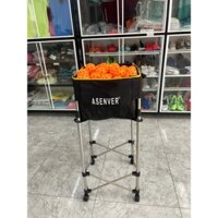 Xe đựng bóng Pickleball, bóng tennis, cầu lông có bánh xe di chuyển tiện lợi bền đẹp chắc chắn
