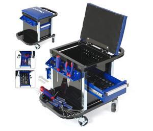 Xe dụng cụ có ghế 136 chi tiết Workpro W009039