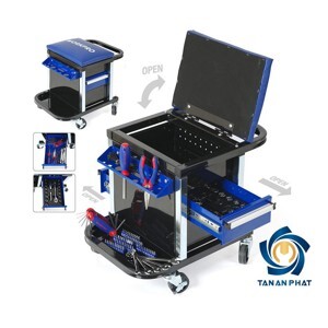 Xe dụng cụ có ghế 136 chi tiết Workpro W009039