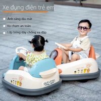 Xe Đụng Ô Tô Điện Trẻ Em Có Điều Khiển Từ Xa Lớp Bóng Bo Tròn Chống Va Đập