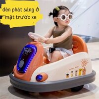 Xe đụng, xe ô tô điện trẻ em, xe máy điện cho bé xoay 360 độ có điều khiển kèm nhạc và đèn