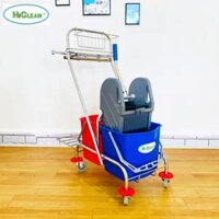 Xe ép nước lau nhà 2 xô HiClean HC 087