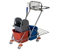 Xe Ép Nước Lau Nhà 2 Xô HiClean HC 087