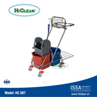 Xe ép nước lau nhà 2 xô HiClean HC 087