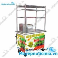 Xe ép nước mía liền bàn có tủ kính X2K