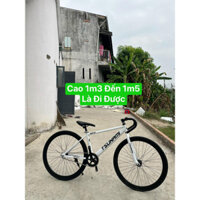 Xe Fixed Gear & Single Speed,Dành cho những bạn cào 1m3 đến 1m5 (tặng strap)