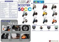 Xe Ga 50cc Crea HSV1 Hyosung Korea